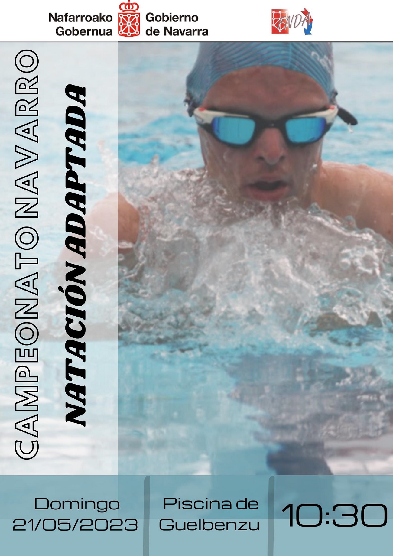 Convocatoria Campeonato Navarro de Nataci&oacute;n Adaptada (21 de mayo)